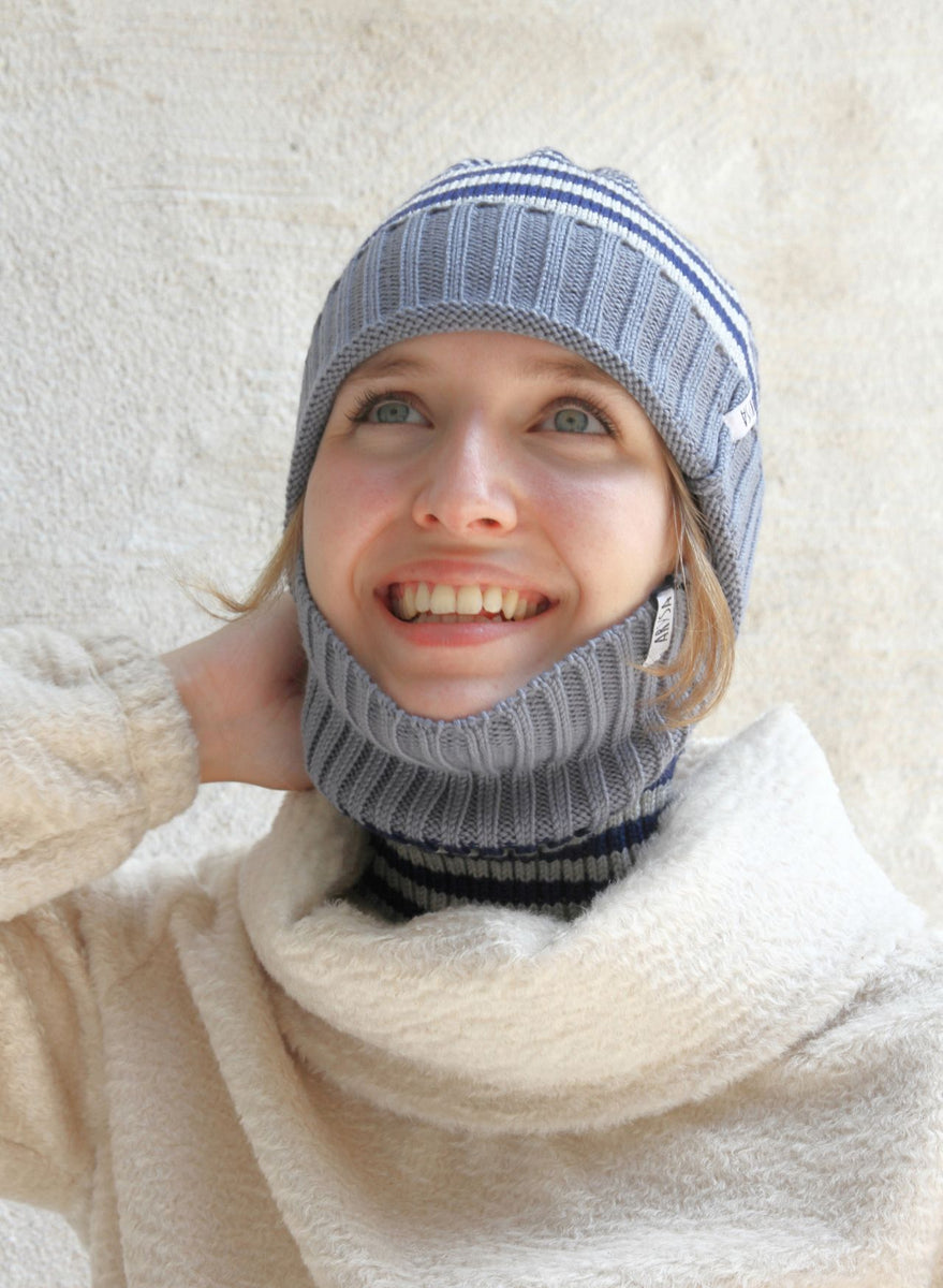 Housse De Chapeau Shires - Bleu Métallisé Avec Pompon - Équitation